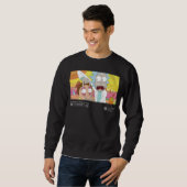 Sweatshirt Rick Ouverture des yeux de Morty Citation graphiqu (Devant entier)