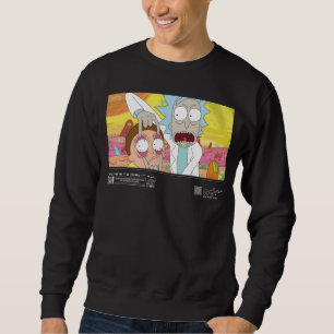 Sweatshirt Rick Ouverture des yeux de Morty Citation graphiqu