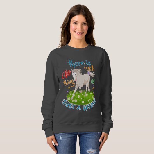 Sweatshirt Rien de tel qu'un CHEVAL (Devant entier)