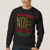 SWEATSHIRT RIEN NE PEUT ME SÉPARER DE L'AMOUR DE DIEU (Devant)