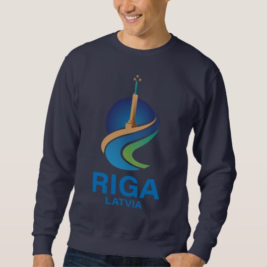 Sweatshirt Riga Lettonie (Devant)