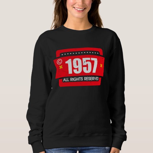 Sweatshirt right 1957 All Rights Reserve (Devant)