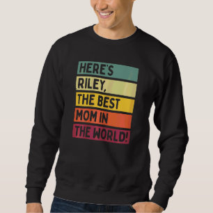 Sweatshirt Riley, la meilleure maman du monde