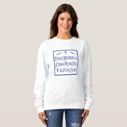 Sweatshirt Rincon de Dios bendiga (Devant entier)