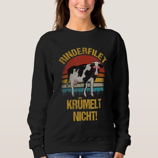 Sweatshirt Rinderfillet Krümelt Nicht Grillmeister Dit Vache (Devant)