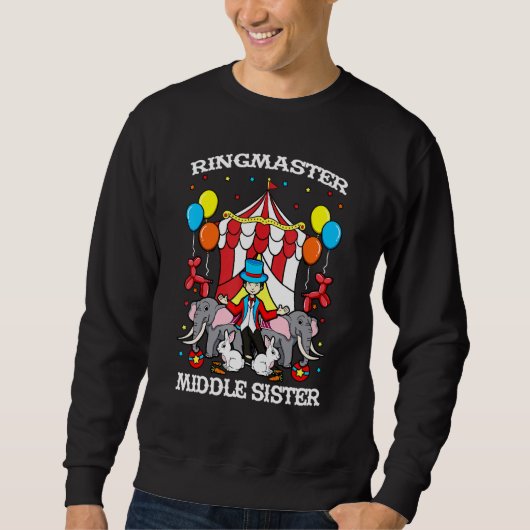Sweatshirt Ringmaster Middle Sister Circus Event Staff Middle (Devant)