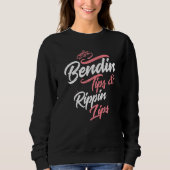Sweatshirt Rippin Lips Bass Pro Pêche Hommes Femmes Pêcheurs (Devant)