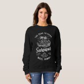 Sweatshirt Road To Hana Survivor Curvy Palm Maui Hawaii  1 (Devant entier)