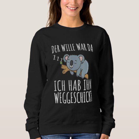 Sweatshirt Robe de nuit du pyjama de sommeil Koala (Devant)