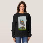 Sweatshirt Robin Bird en Statue de la Liberté Bird Bird Birdw (Devant entier)