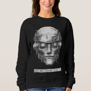 Sweatshirt Robot Cyberpunk de contrôle mental