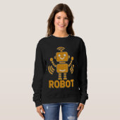 Sweatshirt Robot Robotics Engineer Robotic Engineering Robots (Devant entier)