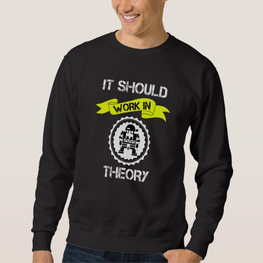 Sweatshirt Robotique Robot Automation Engineer Premium (Devant)