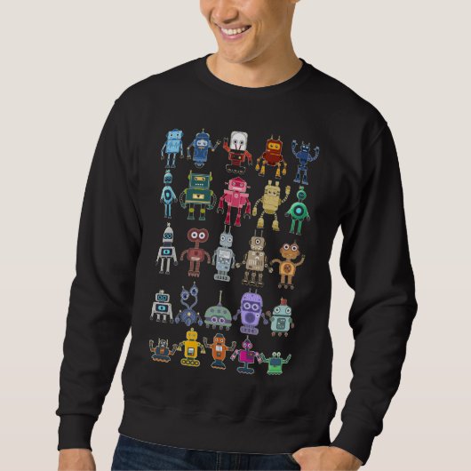 Sweatshirt Robots de technologie de la collection de robots (Devant)