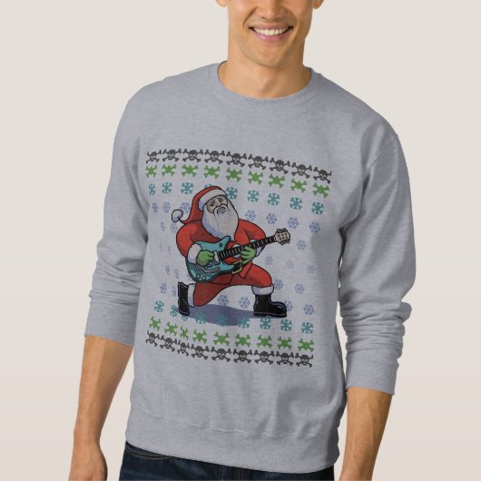 Sweatshirt Roche de Père Noël laide (Devant)