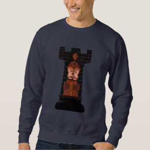 Sweatshirt Roche d'échecs noire