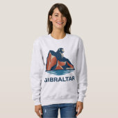 Sweatshirt Rocher de Gibraltar (Devant entier)