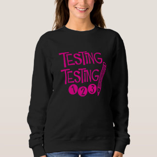 Sweatshirt Rocher le test ne stresse pas juste faire votre me