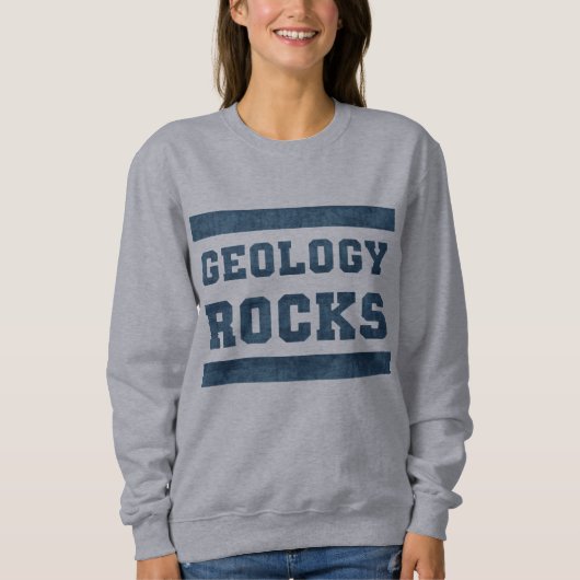 Sweatshirt Roches de géologie ! (Devant)
