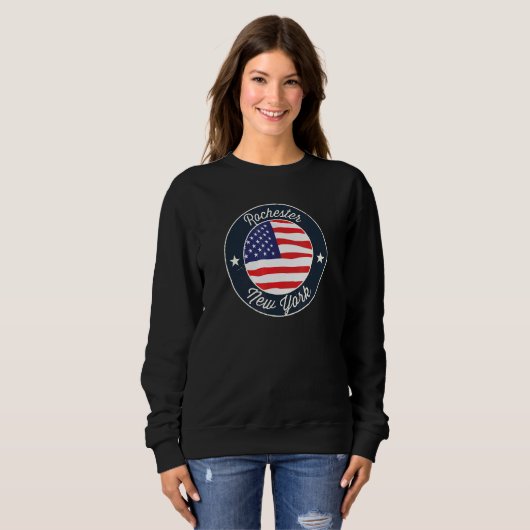 Sweatshirt Rochester New York NY Vacation Souvenir graphique (Devant entier)
