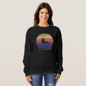 Sweatshirt Rock Escalade Retro Vintage (Devant entier)