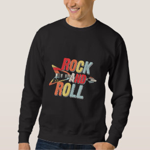 Sweatshirt Rock Et Roll Vintage Concert Band Retro Rock Musi