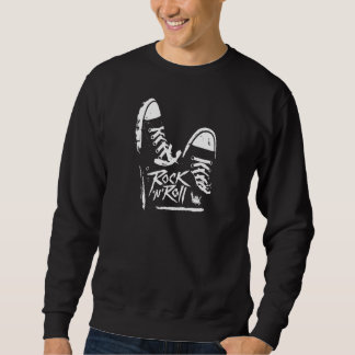 Sweatshirt Rock Et Roll Vintage Pour Rock Music