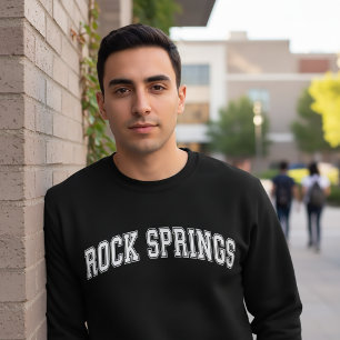 Sweatshirt ROCK SPRINGS Collège de style universitaire améric