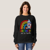Sweatshirt Rock The Test  Teacher Testing Day Rainbow Gnomes (Devant entier)