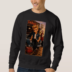 Sweatshirt Rockachibi Dean – Idée Cadeau Vintage