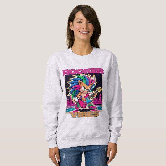 Sweatshirt Rocker Hedgehog (Devant entier)