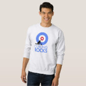 Sweatshirt Rocks de curling (Devant entier)