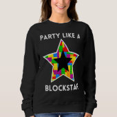 Sweatshirt Rockstar Master Builder Bâtiments Blocs Toy Brick (Devant)