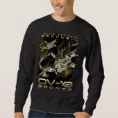 Sweatshirt Rockwell OV-10 Bronco Light Attack & Observation A (Devant)