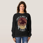 Sweatshirt Rodéo Ce n'est pas mon premier (Devant entier)