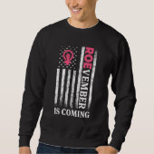Sweatshirt Roevember Roe v Wade Pro Choice Roevember Is Comin (Devant)