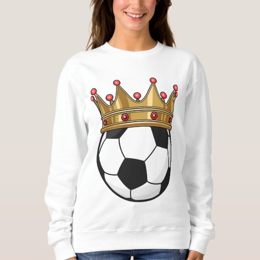 Sweatshirt Roi de la Couronne de football (Devant)