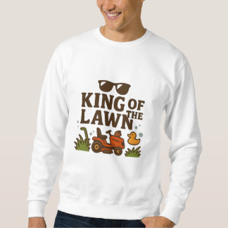 Sweatshirt Roi de la pelouse – Édition Papa
