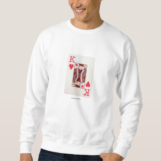 Sweatshirt Roi des coeurs (Devant)