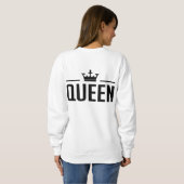 Sweatshirt Roi et reine (Dos entier)