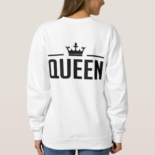 Sweatshirt Roi et reine (Dos)