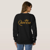 Sweatshirt Roi et reine (Dos entier)