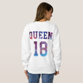 Sweatshirt Roi et reine 01 (Dos entier)