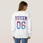 Sweatshirt Roi et reine 01 (Dos entier)