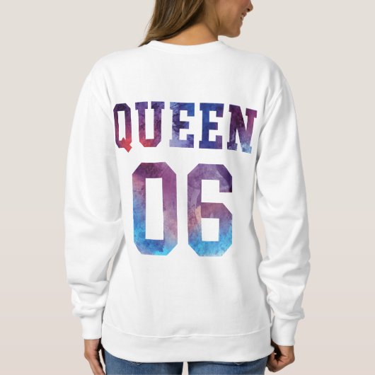 Sweatshirt Roi et reine 01 (Dos)