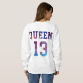 Sweatshirt Roi et reine 01 (Dos entier)