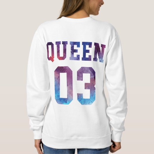 Sweatshirt Roi et reine 01 (Dos)