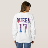 Sweatshirt Roi et reine 01 (Dos entier)