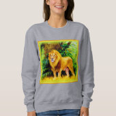 Sweatshirt Roi Lion Dans La Jungle. Commandez dès maintenant  (Devant)