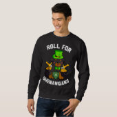 Sweatshirt Roll Pour Shenanigans Rottweiler Chien D20 Rpg St (Devant entier)